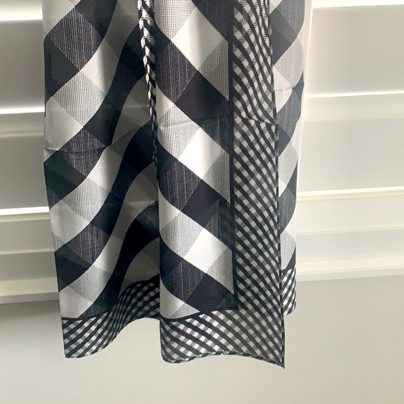 WHBM Gingham Silk Scarf - NWT’s - Picture 5 of 10